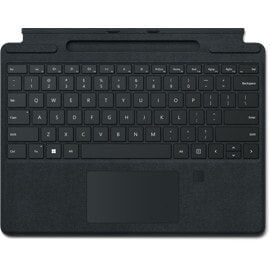Surface Pro Signature Keyboard with Fingerprint Reader - QWERTY - UK English - Touchpad - - Surface Pro 8 Surface Pro X - Black