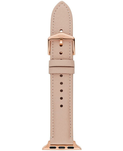 Blush Leather Band for Apple Watch, 38, 40, 41mm