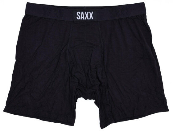 SAXX 285034 Men's Boxer Briefs Underwear Black Size S