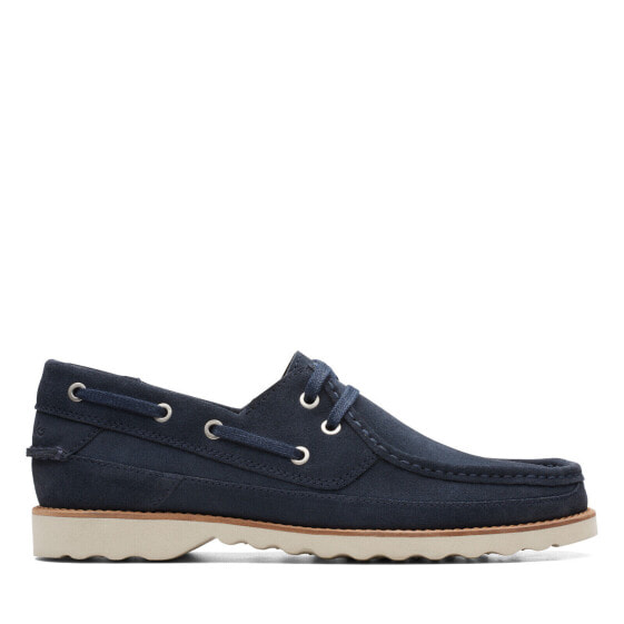 Clarks Durleigh Sail 26164454 Mens Blue Loafers & Slip Ons Boat Shoes 9