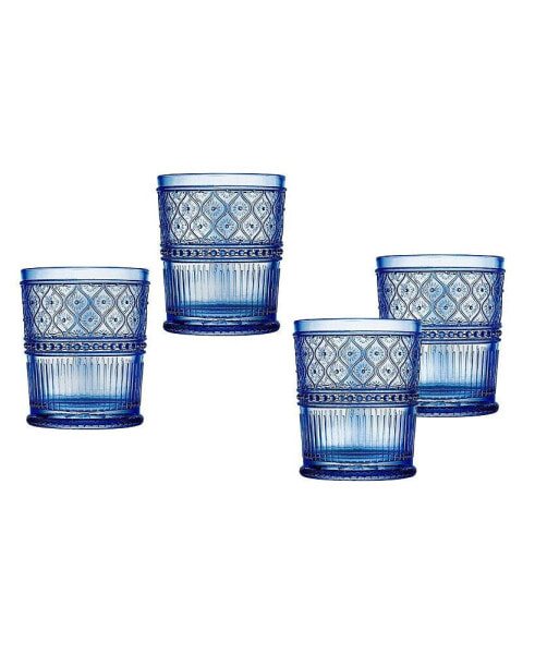 Claro Double Old-Fashioned Glasses, Set of 4