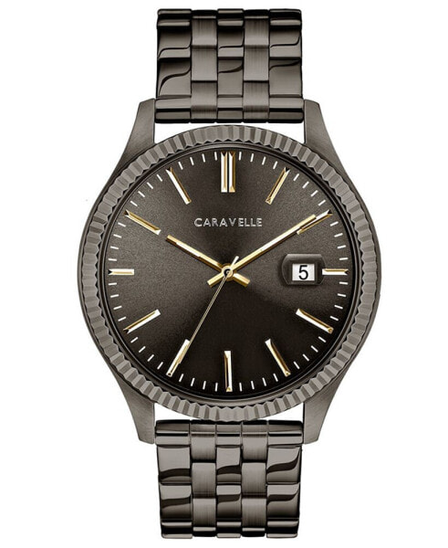 Наручные часы Seiko Chronograph Essentials Black Ion Finish Stainless Steel Bracelet Watch 43mm.