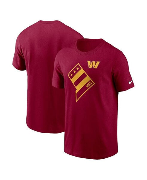 Men's Burgundy Washington Commanders Local Essential T-shirt