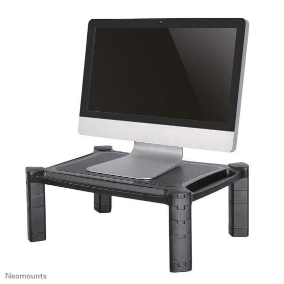 Neomounts by Newstar monitor/laptop riser - Freestanding - 10 kg - 25.4 cm (10") - 81.3 cm (32") - Height adjustment - Black