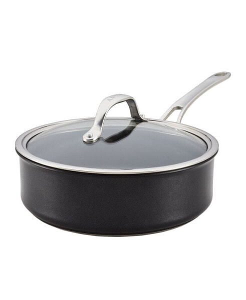 X Hybrid Nonstick Saute Pan with Lid, 3.5-Quart