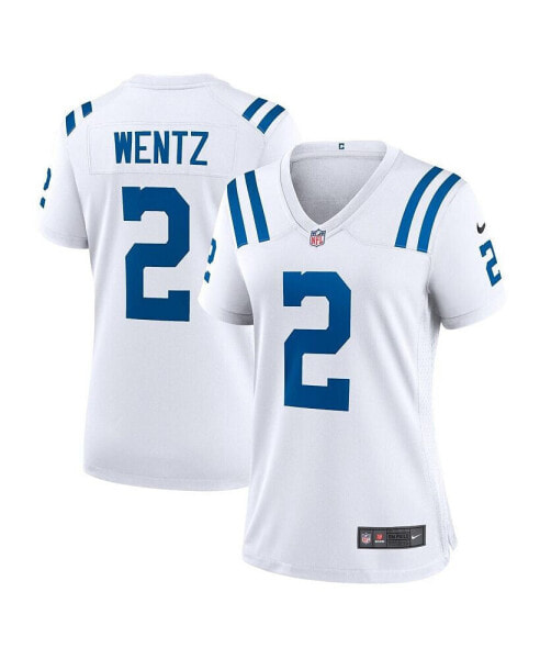 Футболка Nike женская игровая "Карсон Вентц" для Indianapolis Colts белого цвета