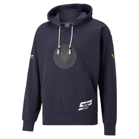 Верхняя одежда PUMA Rbr Sp Graphic Pullover Hoodie черный для мужчин