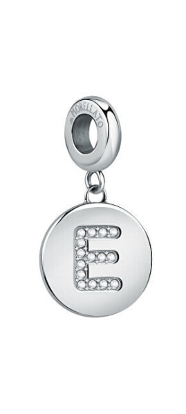 Steel pendant letter "E" Drops SCZ1158
