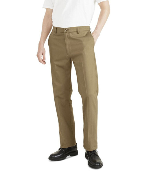 Men's Signature Classic Fit Iron Free Khaki Pants with Stain Defender