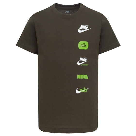 NIKE KIDS Club+ Badge short sleeve T-shirt