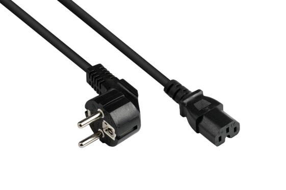 Good Connections P0150-S050, 5 m, Power plug type E+F, C15 coupler, H05V2V2-F, 250 V