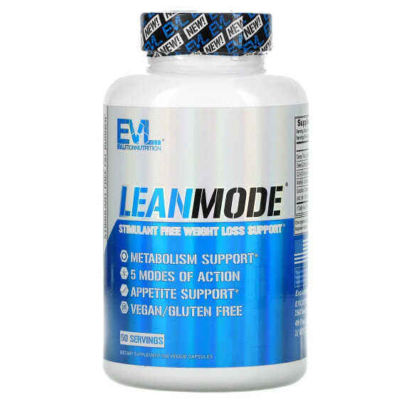 Поддержка похудения без стимуляторов Evlution Nutrition LeanMode 150 капсул