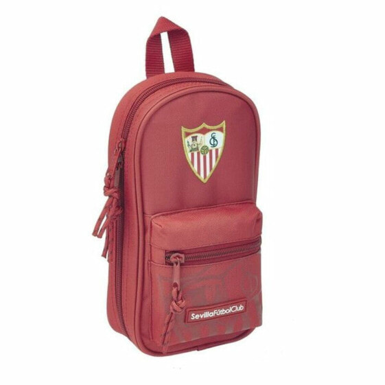 Пенал-рюкзак красный Sevilla Fútbol Club 12 x 23 x 5 см