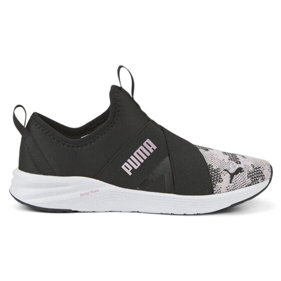 Puma Better Foam Prowl Swirl Training Womens Black Sneakers Athletic Shoes 3769