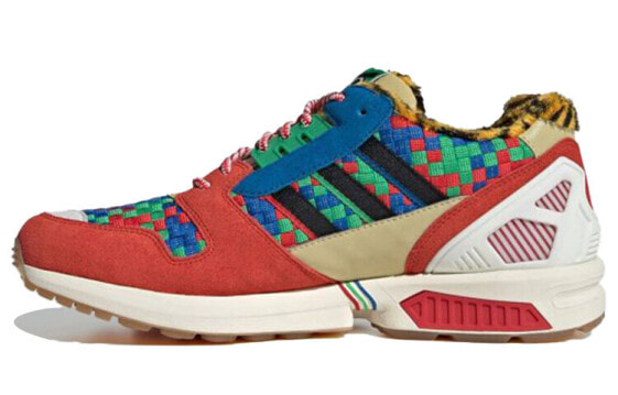 Кроссовки мужские adidas Originals ZX 8000 Setsubun оранжево-сине-черные