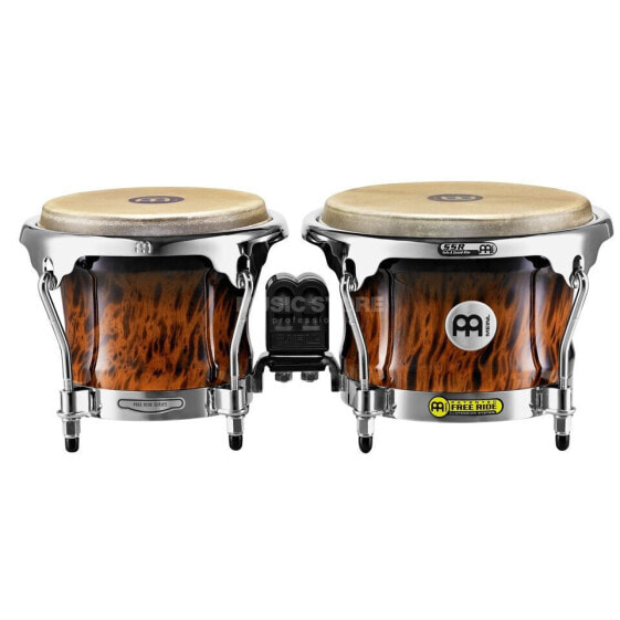 Meinl FreeRide Bongos FWB400BB, 7"+8 1/2", Brown Burl #BB