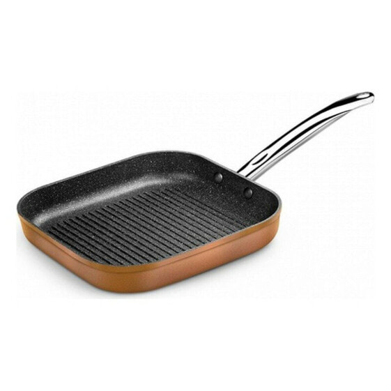 Grill pan with stripes Monix M740030 Grill 28 cm Toughened aluminium (4 Pieces) (4 Units)