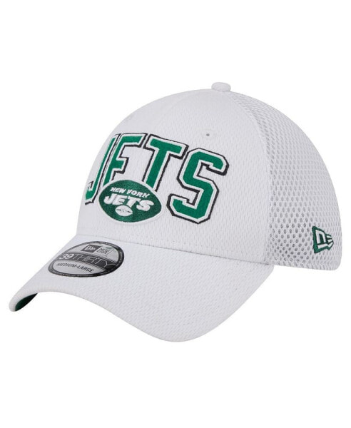 Men's White New York Jets Breakers 39THIRTY Flex Hat