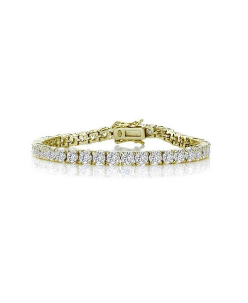 Exquisite 4MM Cubic Zirconia Tennis Bracelet