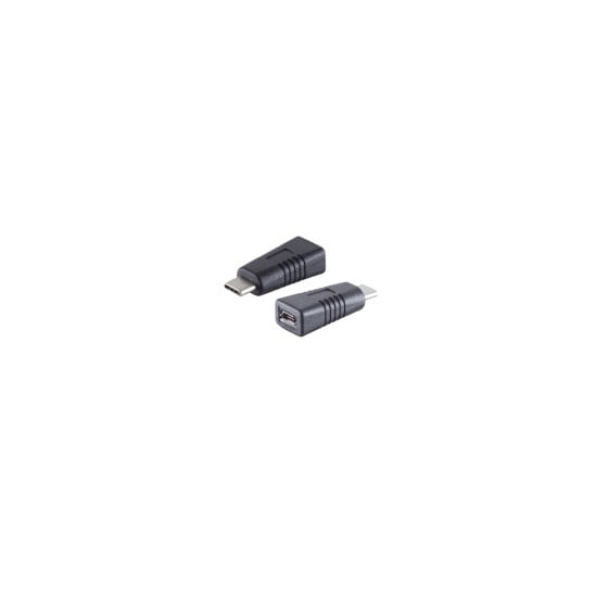 ShiverPeaks BS13-20014 - USB 3.1 Type-C - Micro-USB 2.0 Type-B - Black