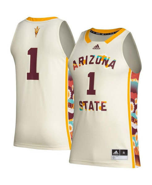 Men's #1 Khaki Arizona State Sun Devils Honoring Black Excellence Basketball Jersey