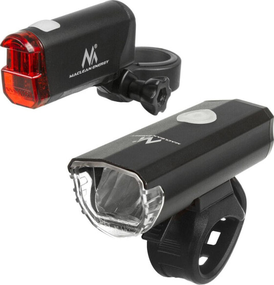Maclean Oświetlenie rowerowe LED przód+tył Energy (MCE312)