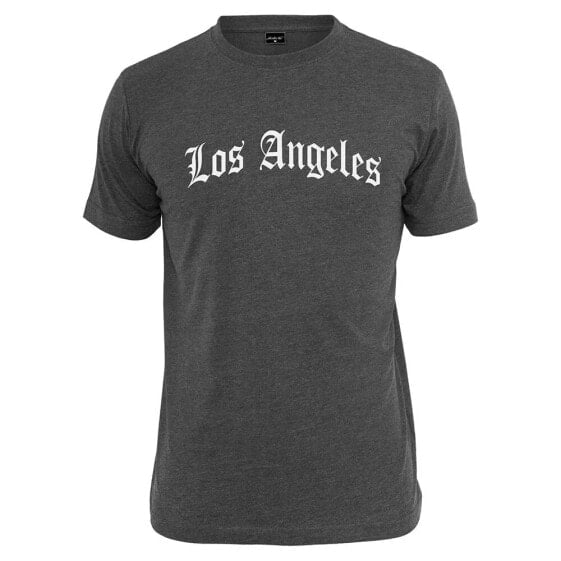 MISTER TEE Los Angeles Wording short sleeve T-shirt