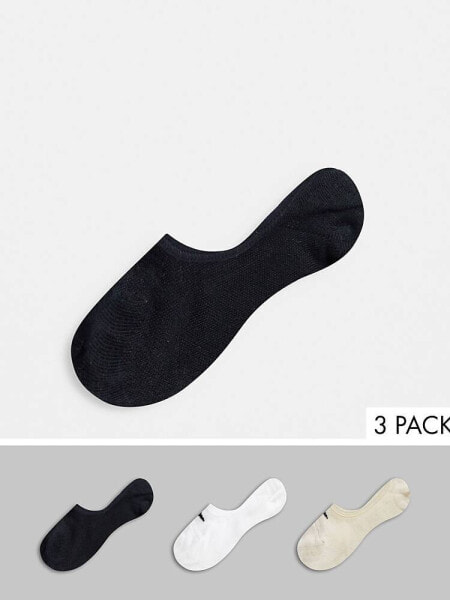 Nike Everyday lightweight footsie 3 pack of socks in multi