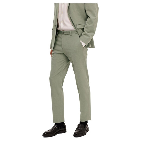 SELECTED Corby Seersucker Slim Fit dress pants