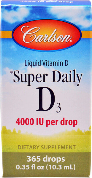 Carlson Super Daily D3  Витамин D3 400 МЕ 10.3 мл