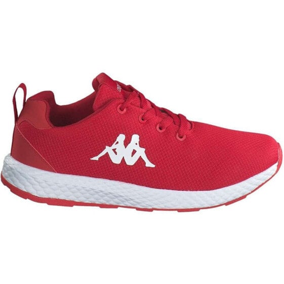 Мужские кроссовки спортивные для бега красные текстильные низкие  Kappa Banjo 12