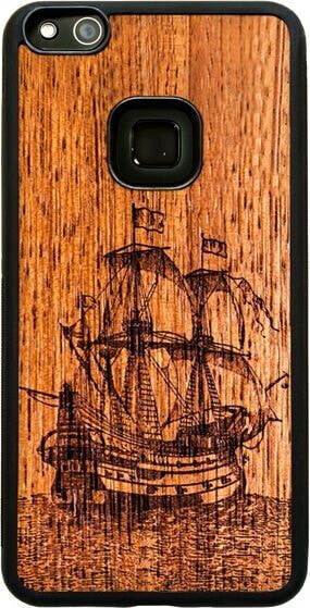 SmartWoods Case Etui Drewniane Galleon Huawei P10 Lite