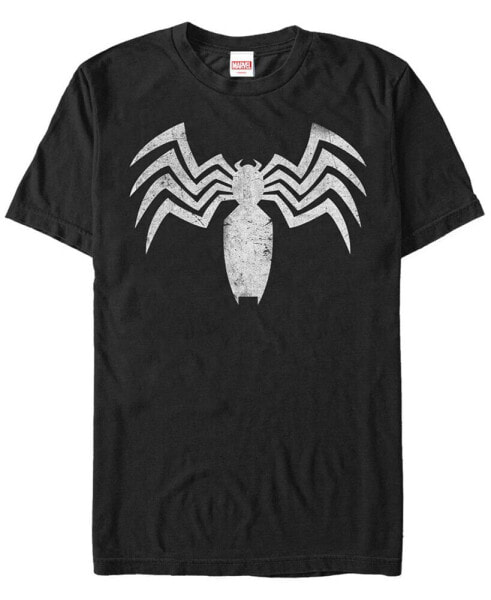 Marvel Men's Venom Distressed Venom Chest Logo Short Sleeve T-Shirt
