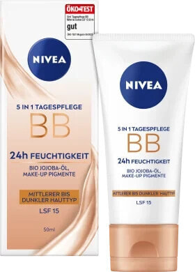 BB Creme Essentials 5in1 mittlerer bis dunkler Hauttyp, LSF 15, 50 ml