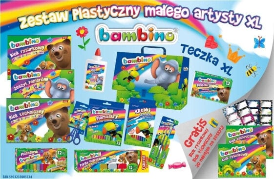 Bambino Zestaw plastyczny małego artysty XL