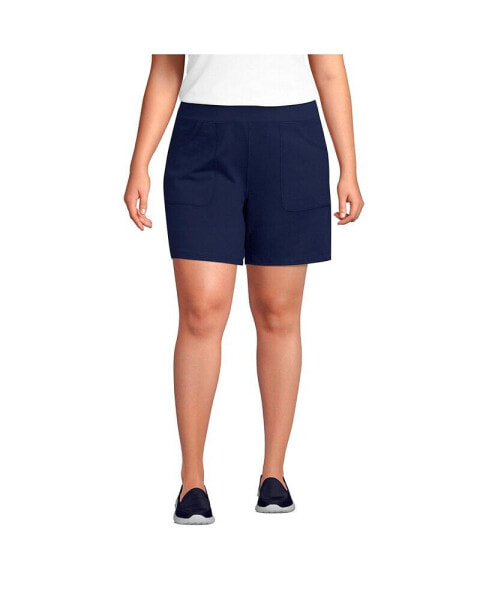 Plus Size Active 5 Pocket Shorts