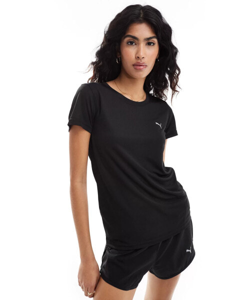 Puma Training logo t-shirt in black