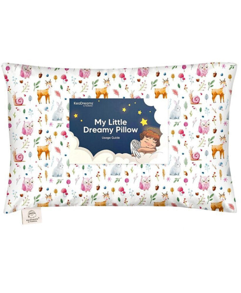 Toddler Pillow with Pillowcase, Small Kids Pillow for Sleeping