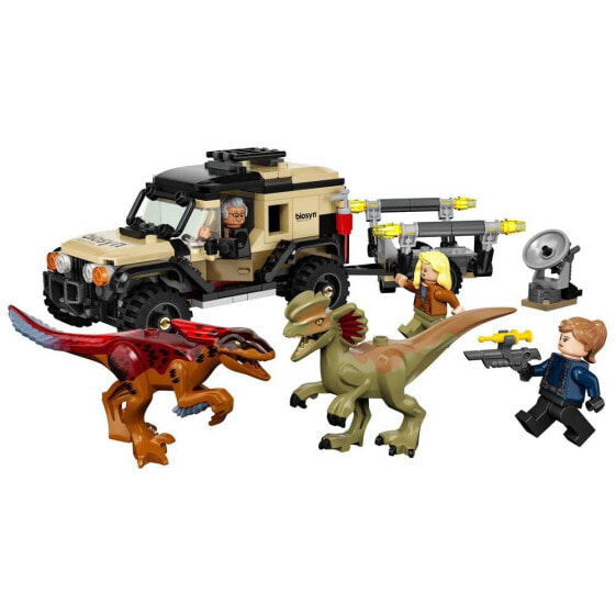 Конструктор Lego Pyrorraptor Transport And Dilophosaurus.