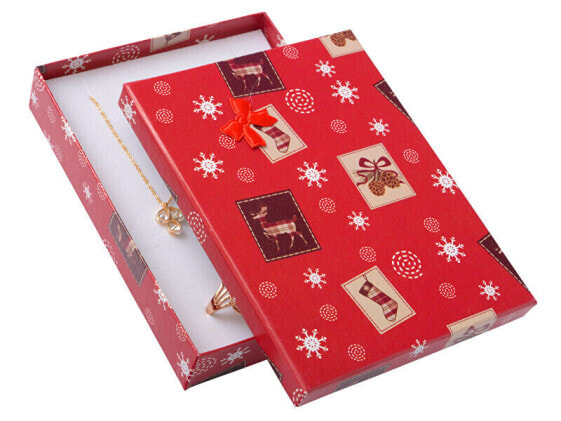 Подарочная упаковка от JK Box Christmas gift paper box XK-10 / A7.