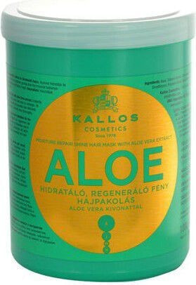 Маска для волос восстанавливающая с блеском Kallos Aloe Vera Moisture Repair 1000 мл