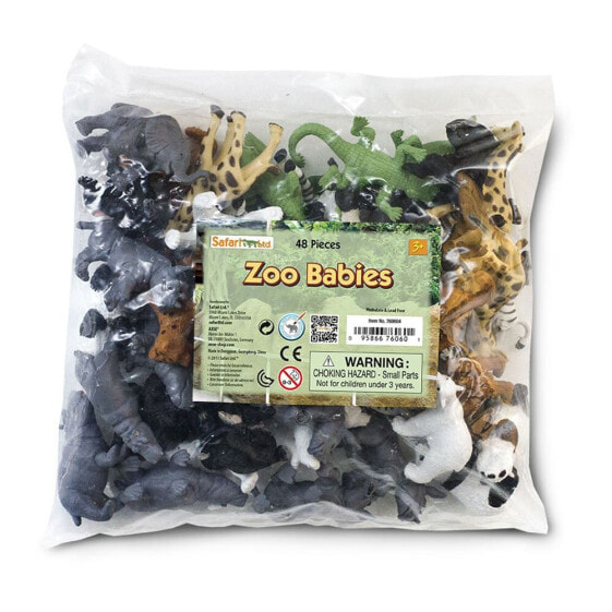 Фигурка Safari Ltd Zoo Babies Bulk Bag Figure - Звериный детский набор (Zoo Babies).