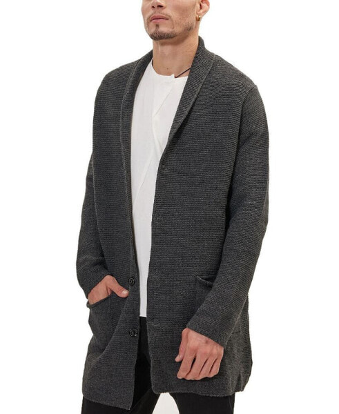 Men's Modern Classic Minimalist Shawl Cardigan