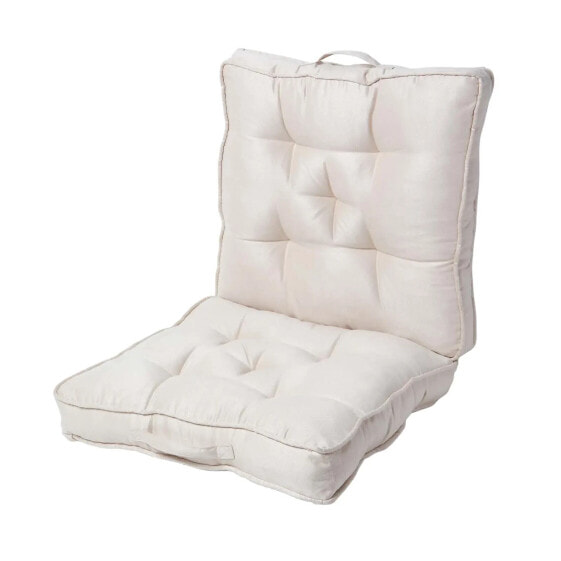 Подушка на стул Homescapes Velours с поддержкой для спины