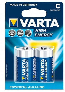 Varta 1x2 High Energy C LR 14 - Single-use battery - C - Alkaline - 1.5 V - 2 pc(s) - Blue