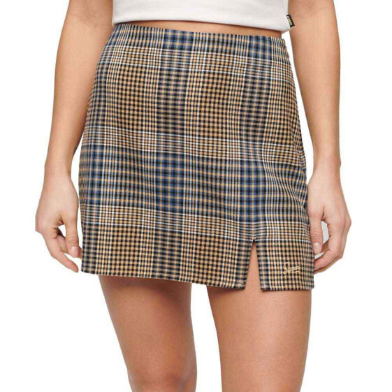 SUPERDRY Check Mini Skirt