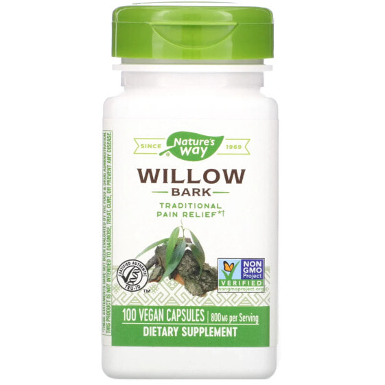 Willow Bark, 680 mg, 100 Vegan Capsules (340 mg per Capsule)