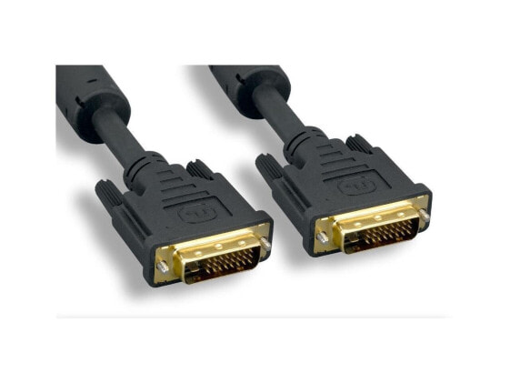 Nippon Labs 30D-10DV-07125-28AW Black DVI-D Dual Link Male to Male DVI Cable