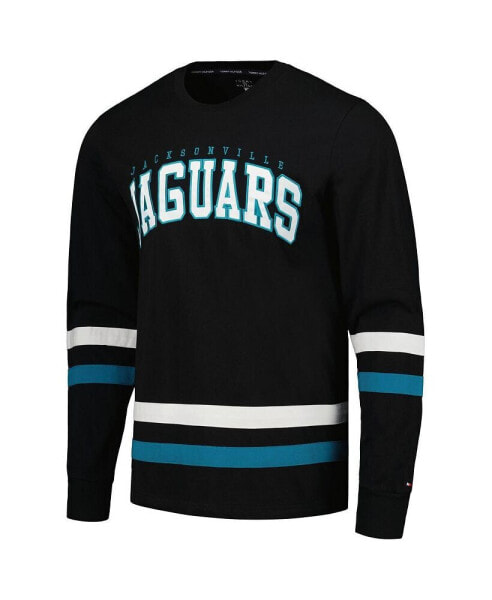 Men's Black, Teal Jacksonville Jaguars Nolan Long Sleeve T-shirt