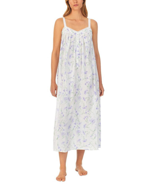 Пижама Eileen West Cotton Lace-Trim Nightgown